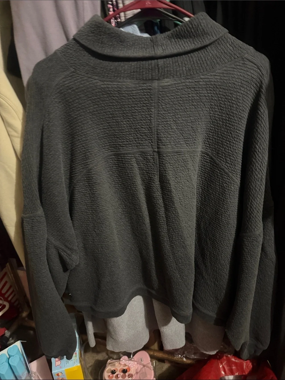lululemon athletica Charcoal Knit Turtleneck Sweater